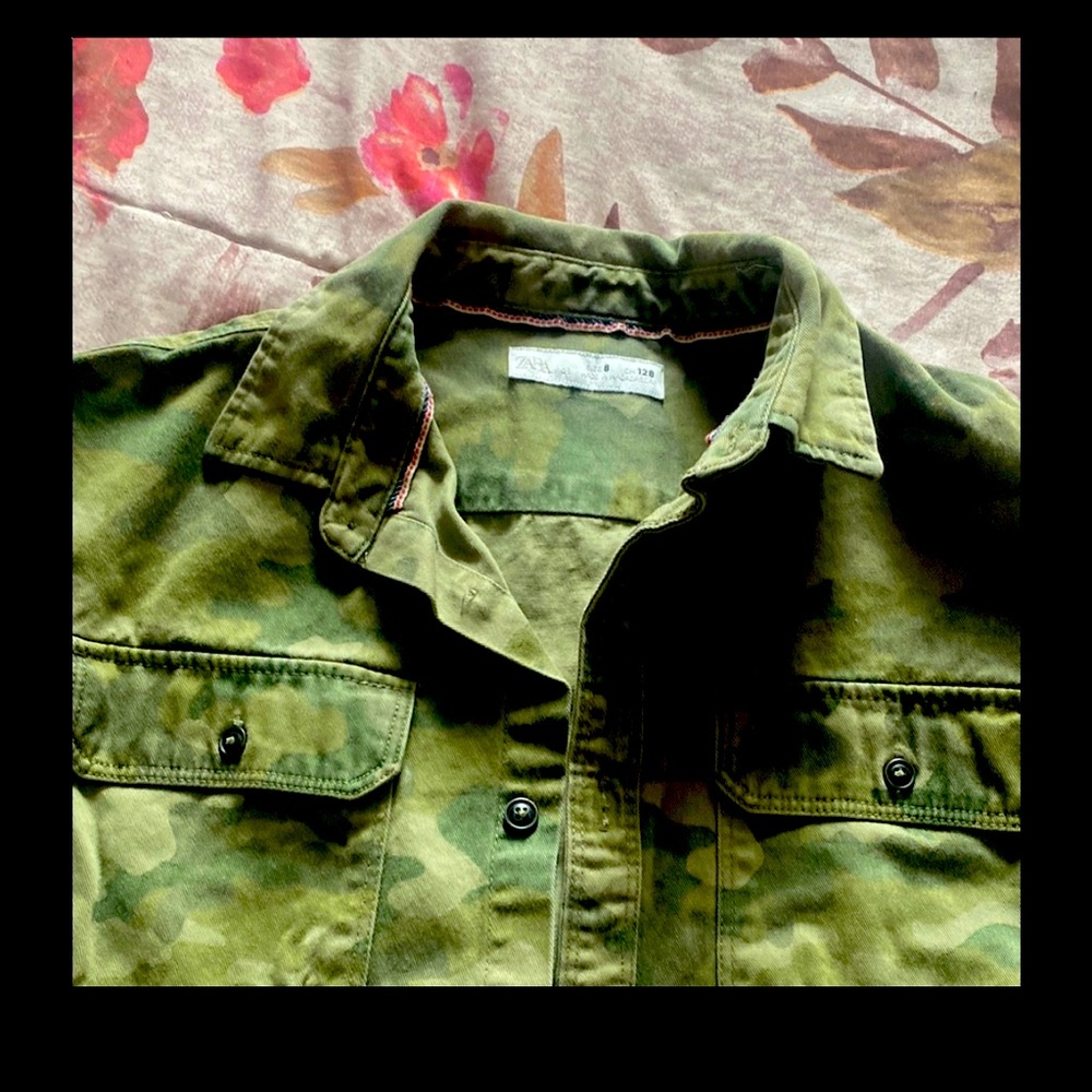 Boys Camouflage Jacket, used like new